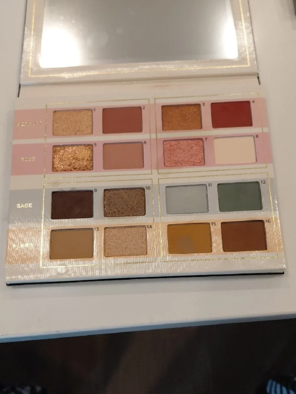 Nabla Eyeshadow Palette - Mauve, Black  brown, and Pink Shades...FREE MERCIER